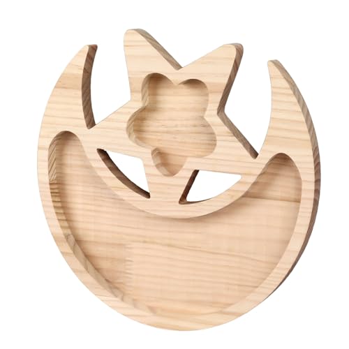 Bandeja decorativa de madera de pino de 9,4 pulgadas para aceites esenciales 4