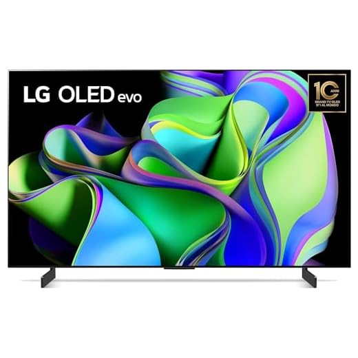 LG OLED evo 42'', Smart TV 4K, Serie C3 2023, Processore α9 Gen6, OLED Dynamic Tone Mapping Pro, Dolby Vision, Dolby Atmos, 4 HDMI 2.1 @48Gbps, VRR, Alexa, ThinQ AI, Wi-Fi, webOS 23