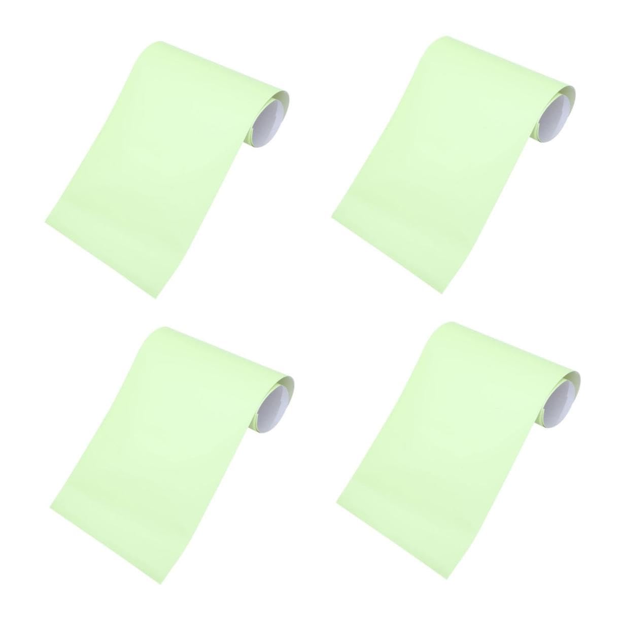 Housoutil 4 Rollen Leuchtender Film Fluoreszierend Leuchtklebefolie Fürs Auto Leuchtende Klebefolie Selbstleuchtende Folie Im Dunkeln Leuchtender Kleber DIY Leuchtfolie Das Haustier Grün