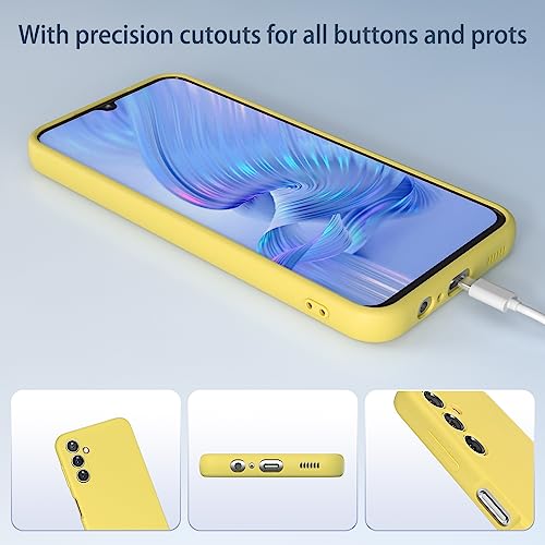 Coque Samsung A14 5G jaune pour protéger votre téléphone en voyage
