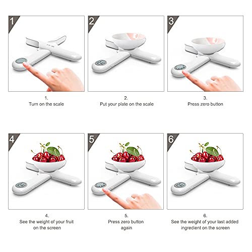 Camry Bilance da cucina pieghevoli, bilance