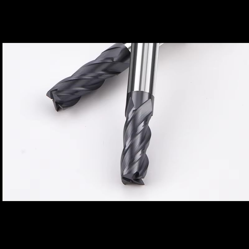 Fresa de aleación, Tamaños múltiples inoxidables de la sola aleación integral del acero tungsteno molino extremo flauta EMC54(11X12X30X75L)
