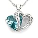 A Heart Full of Love [Azure] Sterling Silver Pendant Necklace