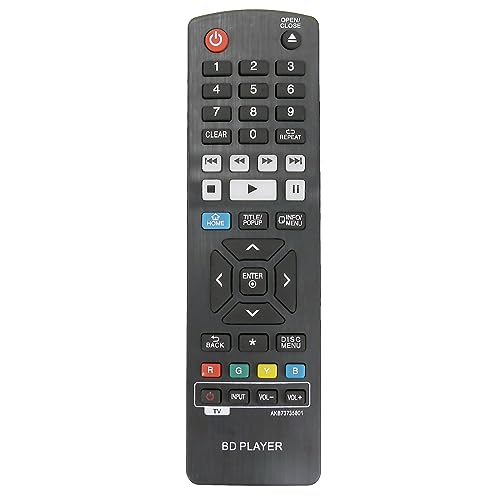 ALLIMITY AKB73735801 Remplacer la Télécommande adaptée à LG Blu-Ray Disc Player UBK90 UP970 UBK80 BP430 BP735 BP450 BP550 BP556 BP630 BP640 BP736 BP230 BP440 BP530R BP540 BP630S BP440K