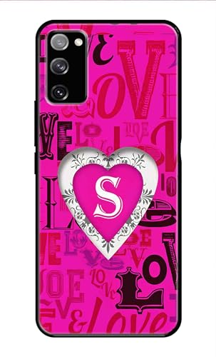 Image of Metal TPU Printed Back Cover for Samsung Galaxy S20 FE 5G (Alphabet S -J1) 360 Degree Protection | Camera Protection -25092024(AR)
