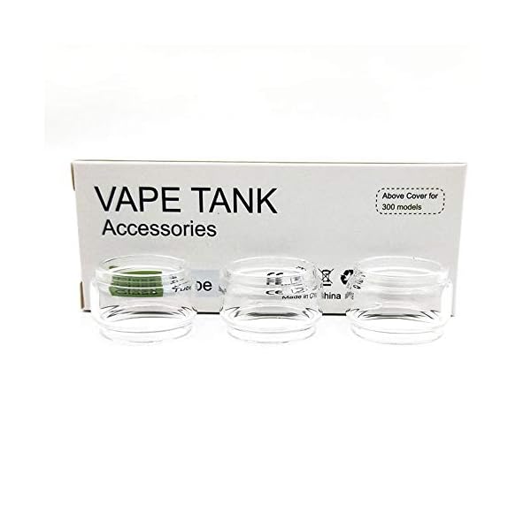 Vaportown Bulb Pyrex Ersatzglas für Horizon Sakerz Verdampfer Horizontech Sakerz Master Ersatz Glas Tank (3 Stück) – Bild 5