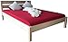 Produktbild LIEGEWERK Massivholzbett Bett mit hohem Kopfteil Holzbett Holz 90 100 120 140 160 180 200 x 200cm hergestellt in BRD (120cm x 200cm)