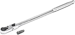 GEARWRENCH 1/4" Drive 72 Tooth Quick Release Locking Flex Slim Head Ratchet, 12" - 81030