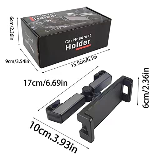 BestAlice 2 unidades de suporte para encosto de cabeça para carro, suporte para encosto de cabeça pa
