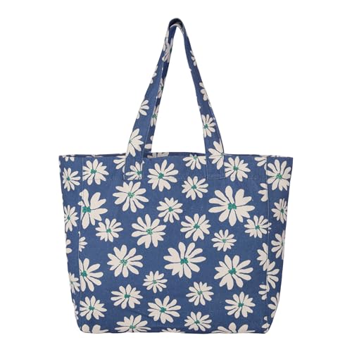 Image of Roxy Cotton Tote Bag | Everyday Carry | Beach | Travel | Vacation | Reusable | Lightweight