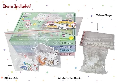 Image of Hook n Loop Fun Activity Box | Velcro Books | Montessori Activity | Busy Book | for 2+ Years Kids - Explore Animals & Birds through Interactive Play