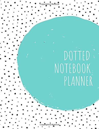 dotted notebook planner: Dot Grid - Size = 8.5" x 11"/ xxx pages/ double sided/bullet journal joy tree/bullet journal kit for beginners/bullet journal ... journals dot/ cute bullet journals