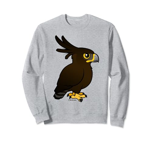 Cute Cartoon Long-crested Eagle Birdorable Bird of Prey Sweatshirt