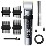 【2025革新モデル】 バリカン メンズ 防水 コードレス usb-c 充電式 静音 防水 電動バリカン 最長240H稼働 3段階スピード 5段階刈り高さ 8種類ガイドコーム 散髪用 スキカット セルフカット 坊主 交流式 ダイヤル式 水洗い可能 タイプc ツーブロック ヘアカッター LED大型ディスプレイ コードレス 自動研磨 大容量バッテリー 安全ロック付き 軽量 持ちやすい 坊主用 子供 家庭用 日本語説明書