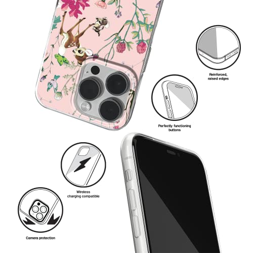 Ert Group Mobile Phone Case For Apple Iphone 14 Pro Original And Officially Licensed Disney Pattern Bambi & Friends 001 Optimally Adapted To The Shape Of The Mobile Phone, Case Made Of Tpu #TOP2