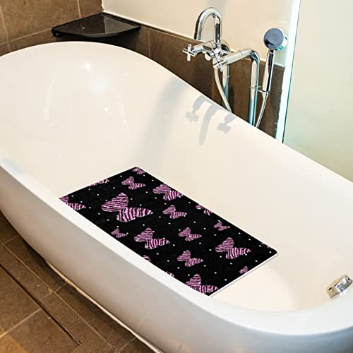 Tapis de douche antidérapant avec drainage efficace et ventouses