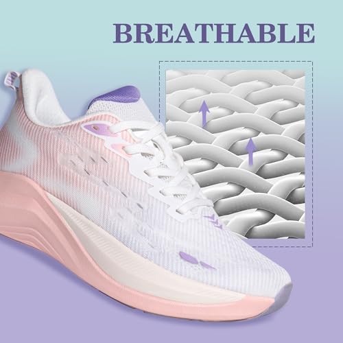 Image of Hawkwell Women's Cloud Zero Active Nursing Shoes Cushion Breathable Tennis Walking Gym Medical Work Sneakers