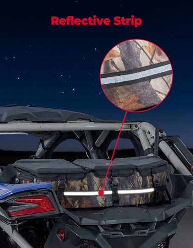 Image of KEMIMOTO Rear Cargo Bag Compatible with Can-Am Maverick X3 Models, Camo
