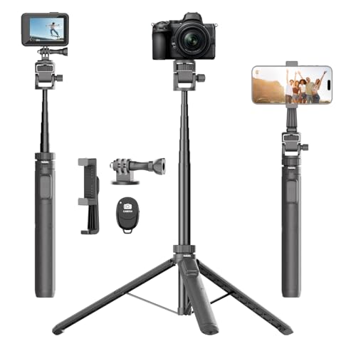 Auleda Selfie Stick Tripod for Gopro Camera, 70