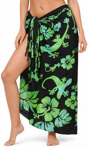 INGEAR Sarong Bathing Suit Cover Up for Women – Long Pareo Beach ...
