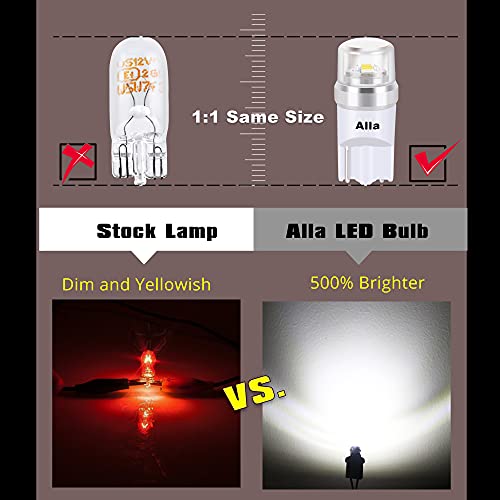 Mini bombillas LED T10 168/194 para autos, 12V, 6000K miniatura 3