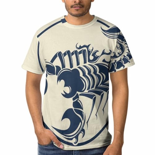 T-Shirts à Col Rond Lobster Homme : Ne Se Détend Pas au Lavage, Confort Garanti