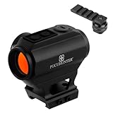 FOCUHUNTER Kamera-Leuchtpunktvisier 1x22 mm mit 21 mm niedriger und hoher...