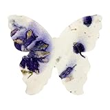 Seed Bloom Butterfly Seed Paper – 50pcs Large Purple Plantable Wildflower, Writable & Plantable Gift for Moms, Plant Lover, & Teachers, Ideal for Weddings, Baby Shower, Memorial, & Celebrations