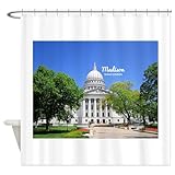 CafePress Madison Decorative Fabric Shower Curtain