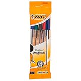 bic cristal gel + medium preta  Boligrafo bic cristal medium bolsa de 5 unidades colores surtidos 2 azul /1 negro /1 rojo /1 verde.