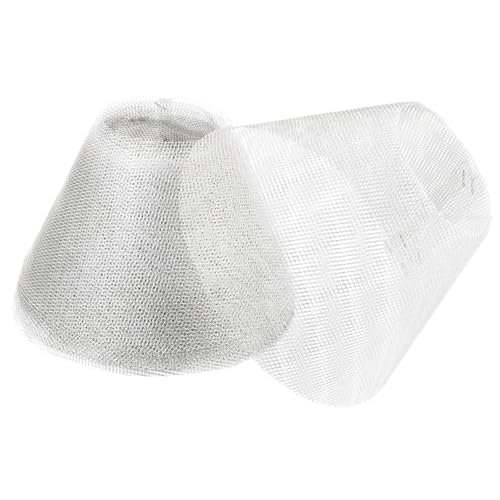 GOOHOCHY 20-Pack Dome Shaped Oil Filter Nets 8.26X8.26X3.54In Range Hood Replacement Filters Kitchen Ventilator Grease Trap Screens No Tools Required