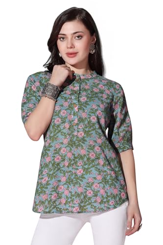 Image of Fashion Dream Women's Cotton Regular Fit Shirt|Formal |Party Western Stylish|Casual |Fancy |Printed Shirts