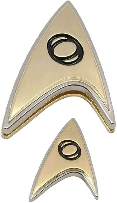 Quantum Mechanix Star Trek: Discovery - Enterprise Science Badge and Pin Set