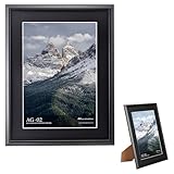 ハクバ HAKUBA 額縁 アルミ AG-02 A4 スタンド付 ブラック FAG2-BKA4