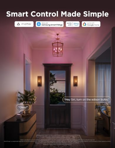 Image of Govee E12 LED Candle Bulb, Smart Chandelier Light Bulbs for Living Room