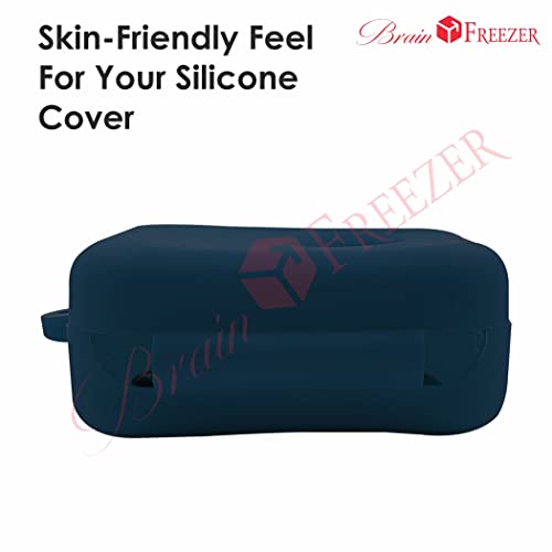 Image of Brain Freezer Stylish Soft Silicone 360 Full Protection Case Cover (Front & Back) Compatible with Nothing Ear (1) Blue (Device Not Included)