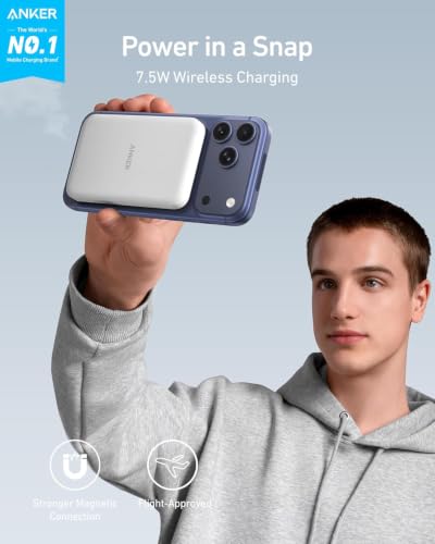 Anker 621 MagGo Power Bank, 5,000mAh Magnetic Portable Charger - image 2