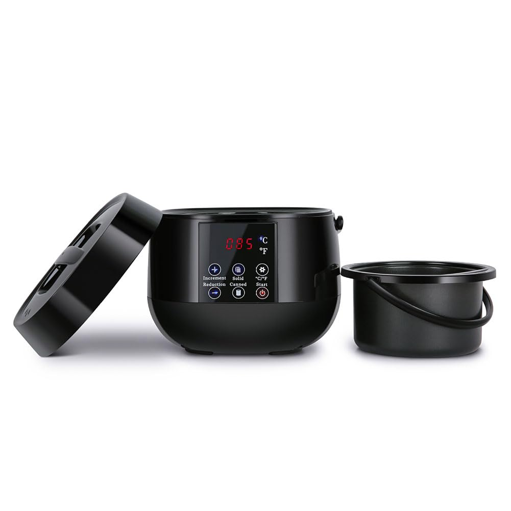 Elektryczny Topnik Do Wosku, Topnik Do Wosku Do świec O Pojemności 500 Ml, Wyświetlacz Led Z Kontrolą Temperatury, Zestaw Do Samodzielnego Wykonania świec (Black A)