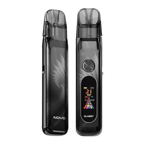 �X���b�N Novo Classy Pod System Kit 1350mAh 3ml �m�{ �N���b�V�[ �|�b�h 35W�o�́E0.96�C���`TFT�X�N���[�����ځENOVO POD(CLX)�Ή��b�g�b�v�T�C�h�t�B���E���[�N���b�J�[���ځb�d�q�^�o�R POD�^�X