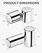 Amazicha Chrome Docking Hardware Covers Kit 4 PCS Compatible for Harley Davidson Touring Street Glide, Electra Glide, Road Glide, Road King 2009-Later