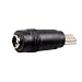 Conwork 2-Pack 5.5mm x 2.1mm DC Power Plug Male to Mini USB Male Charger Adapter Connector for Mobile Phone Multimedia Speaker