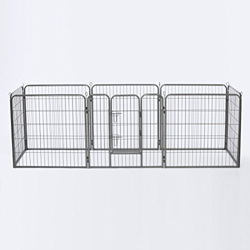 lionto Freilaufgehege Welpen Gitterfreilauf Kleintiere, (L) 80x100 cm – Bild 4