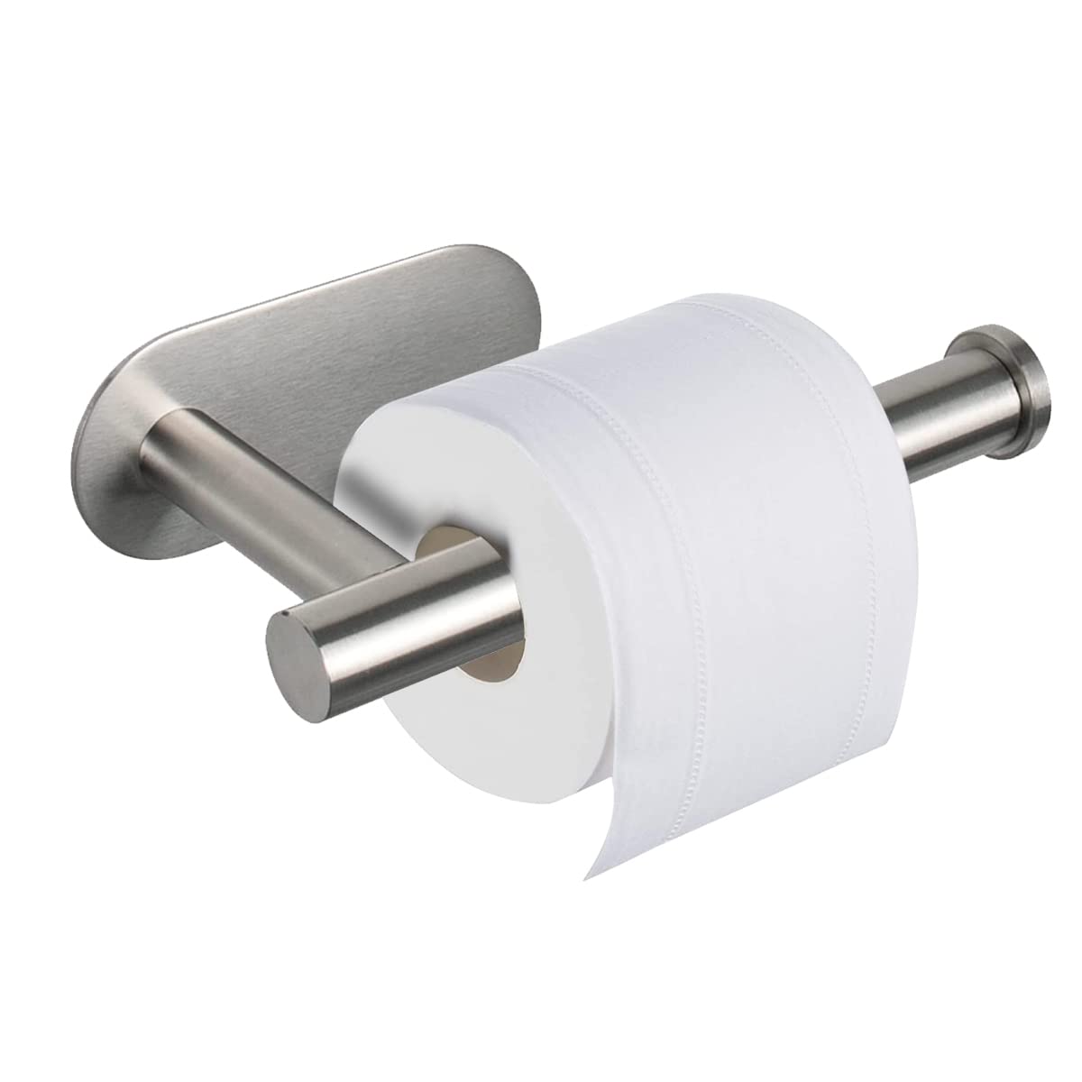 HASTHIP® Toilet Paper Holder Self Adhesive, Thicken 304 Stainless Steel Rustproof Adhesive Toilet Roll Holder no Drilling for Bathroom, Kitchen, Washroom, Chrome Finish, 16 * 4.5 * 8.2CM (Silver) (B0B21GJNBZ) Amazon Price History, Amazon Price Tracker