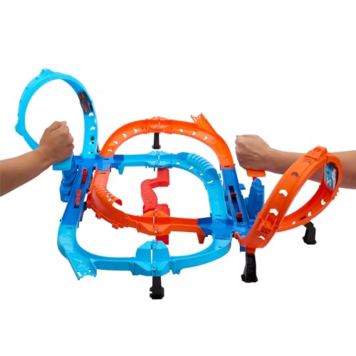 Hot Wheels Ultra Hots juego de pista con 2 carros escala 1:64 miniatura 3