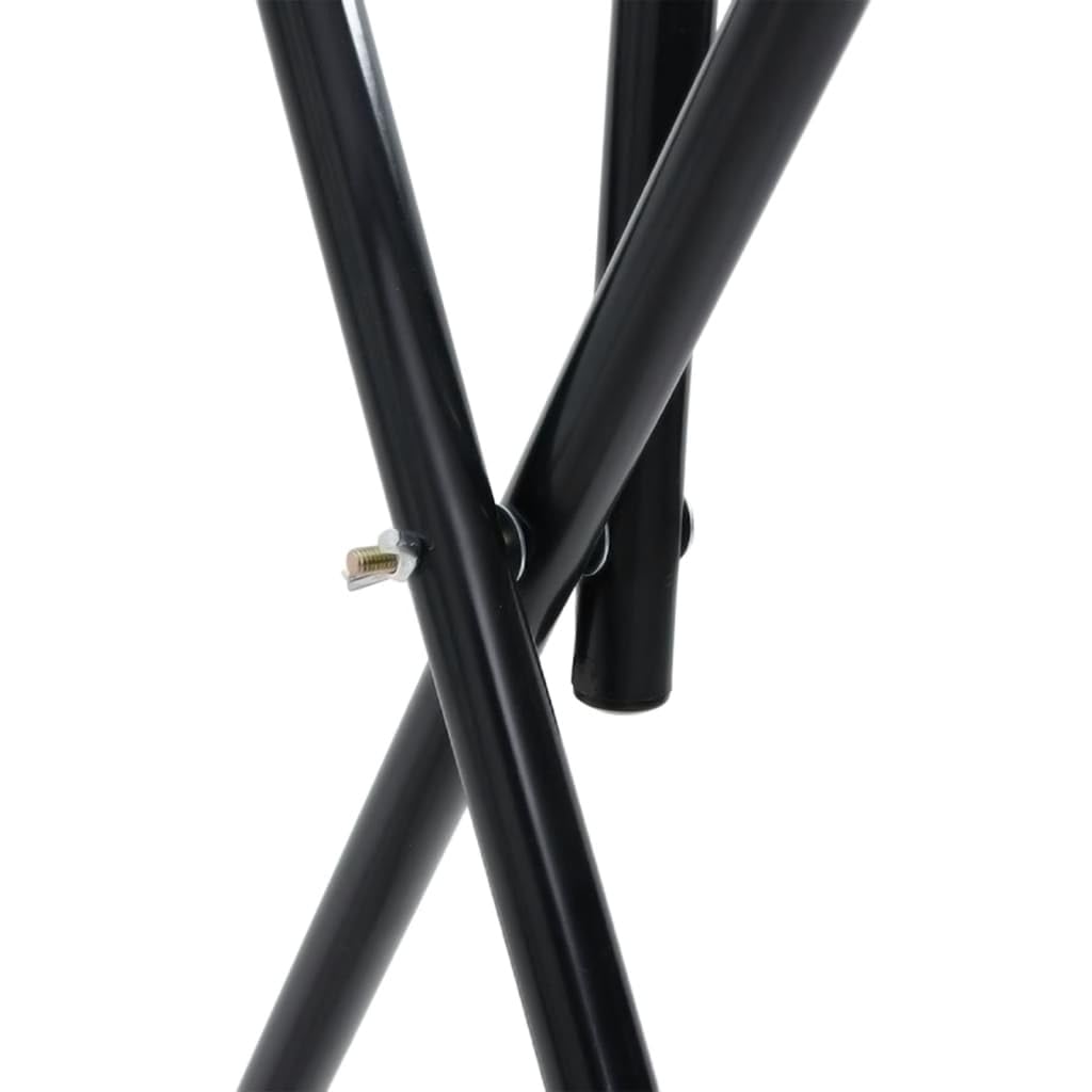 Genérico Soporte de Montura Plegable de pie Independiente Hierro Negro,Deportes,Actividades al Aire Libre,Equitación,Accesorios para riendas de Caballos,Accesorios para sillas de montar-172440