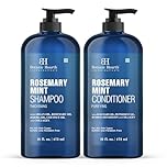 Botanic Hearth Rosemary Mint Shampoo and Conditioner Set, Thickening Formula, Promotes Hair Growth and Scalp Health Sulfate Free & Paraben Free, for Men & Women | 16 fl oz each
