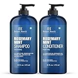 Botanic Hearth Rosemary Mint Shampoo and Conditioner Set, Thickening Formula, Promotes Hair Growth and Scalp Health Sulfate Free & Paraben Free, for Men & Women | 16 fl oz each