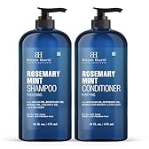 Botanic Hearth Rosemary Mint Shampoo and Conditioner Set, Thickening Formula, Promotes Hair Growth and Scalp Health Sulfate Free & Paraben Free, for Men & Women | 16 fl oz each
