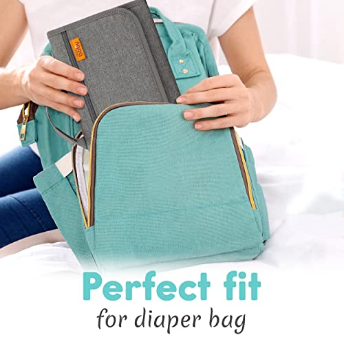 Kopi Baby Fasciatoio Portatile – Fasciatoio E Borsa Da Viaggio, Design Intelligente, Fasciatoio Portatile Per Neonati, Fasciatoio Portatile, Stazione Fasciatoio, Regalo Per Neonati, Grigio - 6