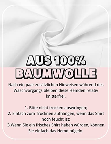 Hotouch Damen Bluse Weiß Kurzarm V-Ausschnitt Business Hemdbluse
